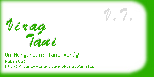 virag tani business card